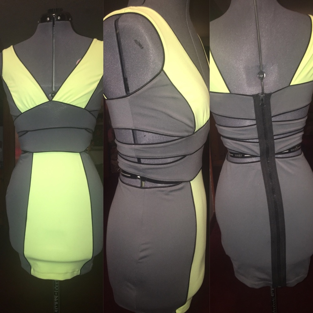 Neon Bebe dress